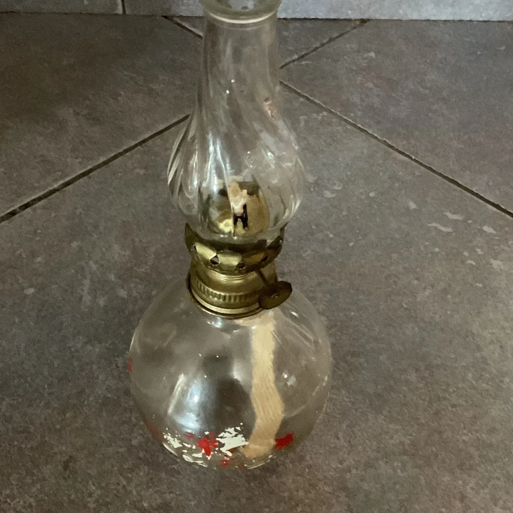 Elegant Glass Lantern with Gold Detailing